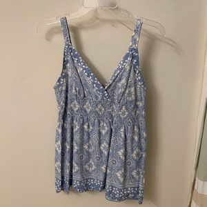 Women’s empire waist spaghetti strap top